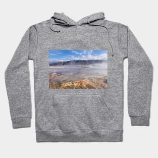 Steaming Colorful Landscape in Yellowstone Hoodie